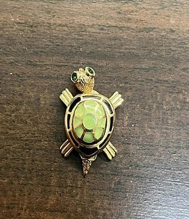 Кулондор жана асмалар: Кулон черепаха, миниатюрная 585 пробы, 2.5 гр — 1