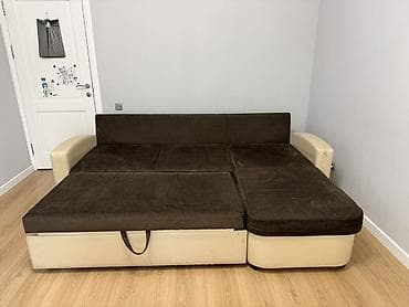 Продаю б/у диван Угловой диван-кровать - Конфигурация: правый угол