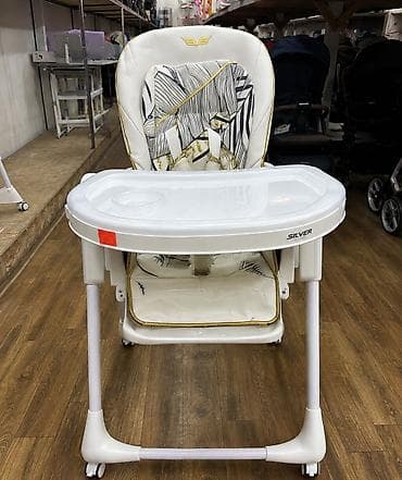 imperial baby: Детский стульчик для кормления Silver - Регулировки: по высоте — 2
