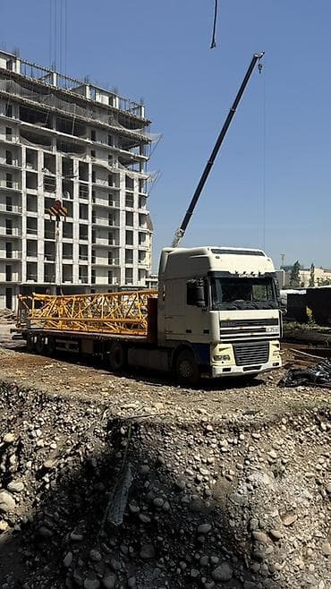 rent: DAF 95XF тягач + полуприцеп-площадка (еврофура/траловая платформа) - — 2
