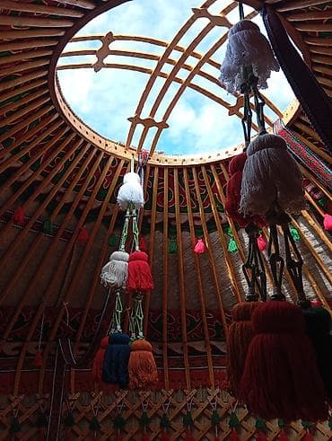 пленка для бассейнов: Продажа юрты, Каркас Деревянный, 65 баш, Диаметр: 5 метров — 4