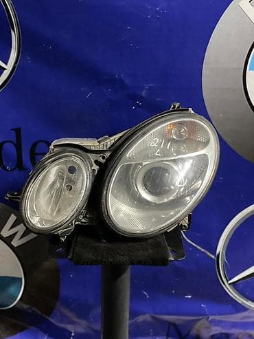 2005: Передняя левая фара Mercedes-Benz 2005 г., Б/у, Оригинал, Япония — 1