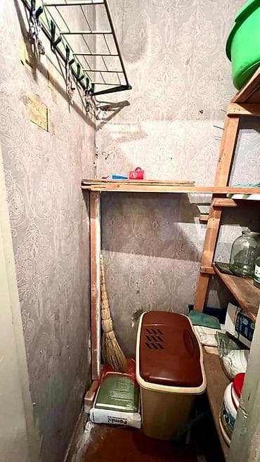 osh flats: 2 комнаты, 50 м², 105 серия, 4 этаж, Косметический ремонт — 10
