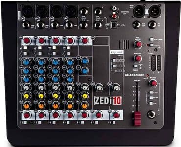 Allen & Heath ZEDi-10FX Характеристики: Тип	студийный микшер
