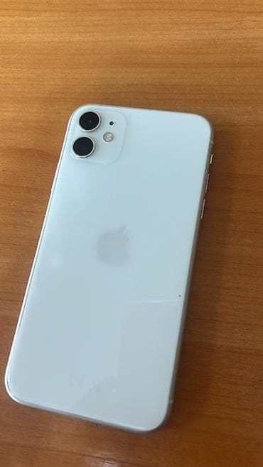 Техника жана электроника: IPhone 11, белый цвет Характеристики и детали с фото: - Память: 64 ГБ — 1