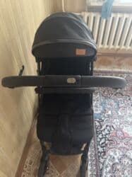 купить коляску прогулочную бу: Коляска, цвет - Черный, Б/у — 4