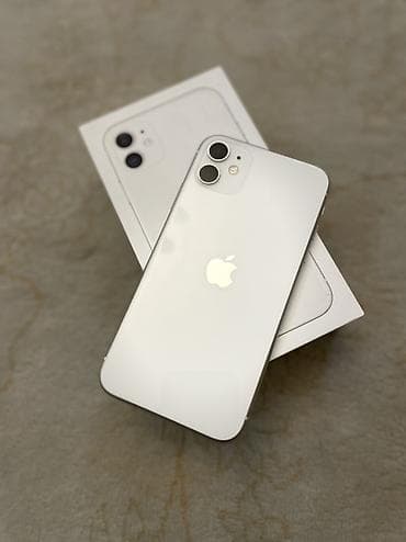 IPhone 11, Б/у, 64 ГБ, Белый, Чехол, Зарядное устройство, Защитное стекло, 73 %