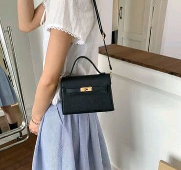 Сумки: Классическая сумка, Материал: Экокожа, Жёсткая конструкция, Застежка на магните, Женские, Новый — 6