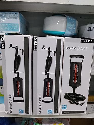 Ручной насос Intex Double Quick I - Двухходовой ручной насос at lalafo.kg Ручной насос Intex Double Quick I - Двухходовой ручной насос
