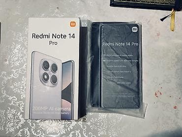 Redmi, Redmi Note 14 Pro, Новый, 256 ГБ, цвет - Голубой, 1 SIM