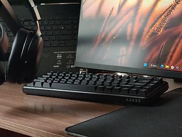 logitech pro: Клавиатура, Ajazz, Механическая, Проводное подключение, Размер: 65% — 2
