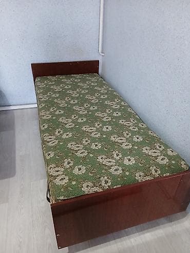 удобный диван: Односпальная кровать, Б/у, С матрасом, длина - 192 см — 2