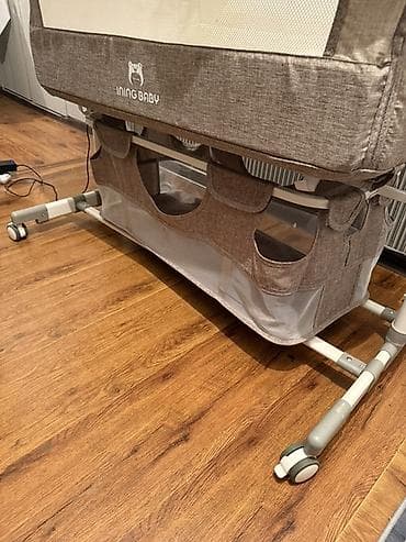 Другие товары для дома: Люлька, Б/у, Колыбель, Металл, цвет - Бежевый, Самовывоз — 2