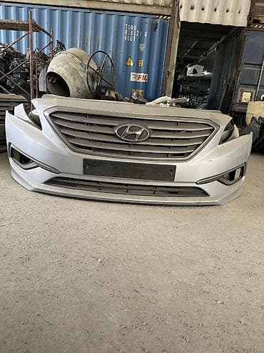 саната зеркала: Бампер Hyundai, Б/у, Оригинал — 1