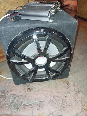 Автоунаа акустикасы: Автомобильный сабвуфер в корпусе с усилителем Комплект для установки — 1