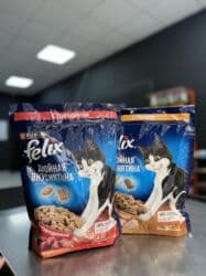 кошачий корм оптом: Сухой корм для взрослых кошек Purina Felix «Двойная вкуснятина» с — 2