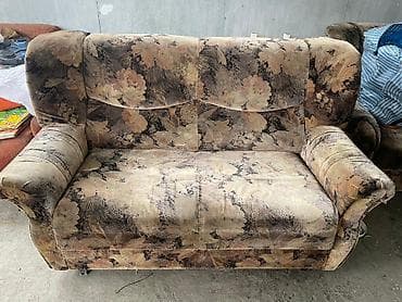 диваны с креслами: Комплект мягкой мебели, цвет - Бежевый — 7