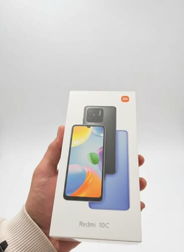 Redmi, Redmi 12C, Б/у, 64 ГБ, цвет - Синий, 2 SIM