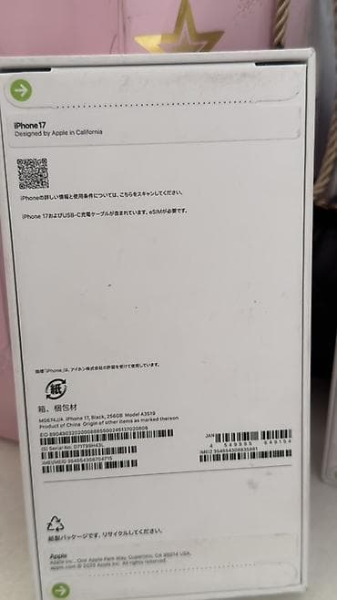 apple iphone 5g: IPhone 17, модель A3519 — версия Black, 256 ГБ. Esim Основные детали — 4