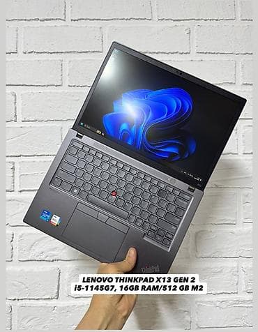Ноутбуки Lenovo: Lenovo ThinkPad X13 Gen 2 (i5-1145G7) — это компактный 13.3-дюймовый — 1