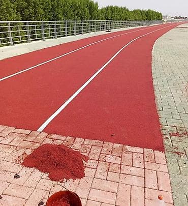 бассейн карказный: Резиновое покрытие для уличных дорожек и спортивных зон - Бесшовное — 5
