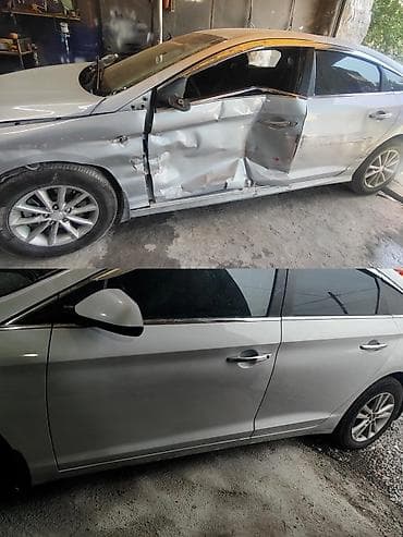 авто под восстановление: Ремонт кузова автомобиля — восстановление боковой части седана — 1