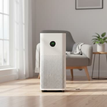 эир: Воздухоочиститель MiJia Напольный, До 40 м², Воздушный, НЕРА, Антиаллергенный — 1