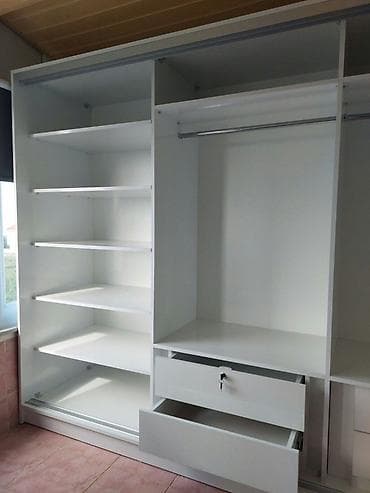 гардеробные шкафы: Шифоньер, шкаф для одежды, Прямой, ЛДСП — 3