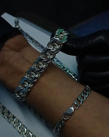 Значки: Браслет, Проба 925, Женские, Новый — 5