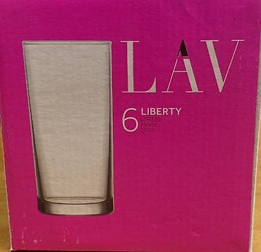посуда стеклянные: Набор стаканов LAV Liberty LBR320 - Количество в наборе: 6 штук - — 4