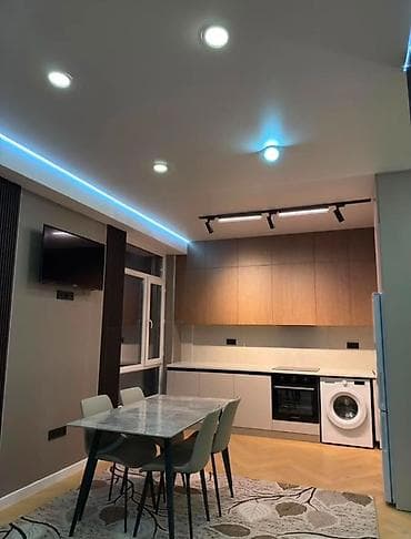 osh flat: 2 комнаты, Учкун с. Агентство недвижимости, Семейным, от 1 года, С мебелью полностью — 4