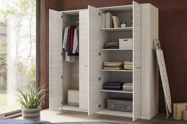 металлические шкафы для одежды: Вирджиния, Шкаф 4Д 1820, Сосна Каньон, Май Стар	 Стильный и — 4