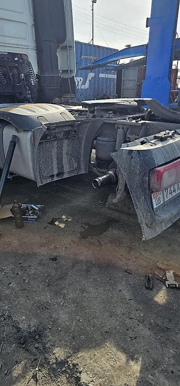 тандем притсеп: Тягач, DAF, 2019 г., Тентованный — 7