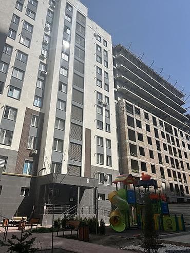 Батирлер: 1 бөлмө, 43 м², Асанбай мкр Элитка, 6 кабат, ПСО (өз алдынча бүтүрүү) — 2