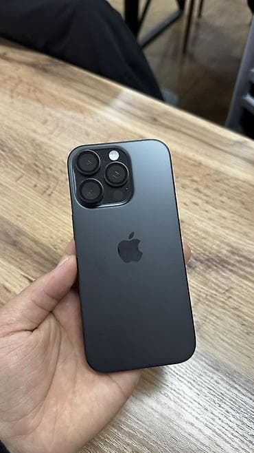 iphome x: IPhone 16 Pro, Б/у, 256 ГБ, Black Titanium, Чехол — 1