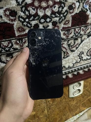 реплика айфона: IPhone 12, Б/у, 128 ГБ, Синий, Чехол, 94 % — 1