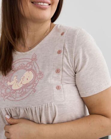 белая ночная сорочка: Ночная сорочка, Хлопок, Средняя модель, L, XL, 2XL — 4