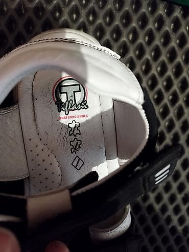 обувь в садик: Сандалии Tiflani (Anatomic Shoes), черно-белые. - Анатомическая — 2