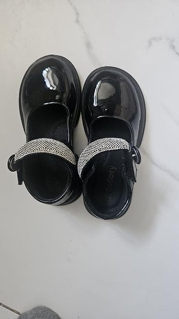 Нарядные детские туфли Mary Jane - Цвет: чёрный, лаковая поверхность