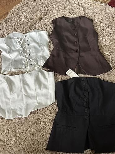 green herb: Комплект, Топ, Гипюр, С кружевом — 3