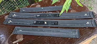 пороги: Декоративные накладки На пороги, Сталь, Mercedes-Benz — 1