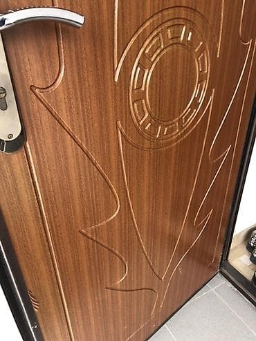 Металлические сейфовые двери: Двери для домов и квартир, Металлическая, Кыргызстанская, цвет - Коричневый — 1