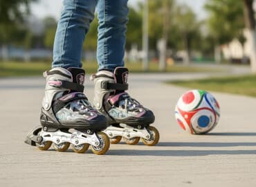 настольные игры для детей: Детские роликовые коньки TIBURON (раздвижные) - Тип: роликовые — 1