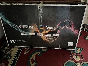 ТВ и видео: Телевизор YASIN 43" LED-43G11K с Google TV - Диагональ: 43 дюйма (108 — 2