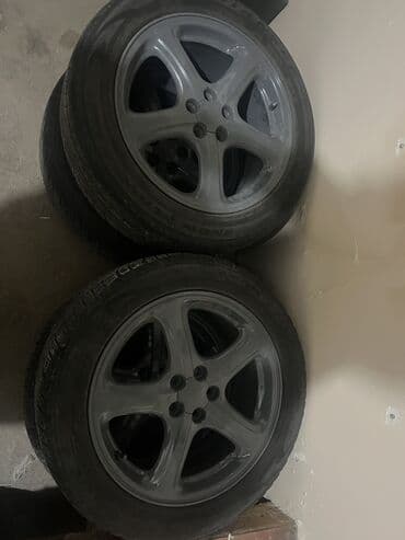 honda stepwgn 2001: Колеса в сборе 215 / 55 / R 17, Зима, Б/у, Комплект, Легковые, Литые, отверстий - 5 — 5