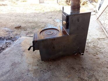 спортивный костюм м: Металлическая печь-сапок с варочной поверхностью и водяным контуром - — 1