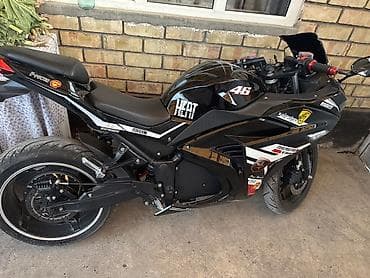 mir muz: Электромотоцикл спортивного типа (чёрный глянец) с обтекателями и — 1