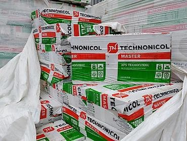 Внутренняя отделка: Экструдированный пенополистирол TECHNONICOL MASTER XPS ТЕХНОПЛЕКС - — 1