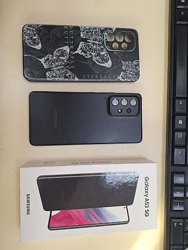 nokia android: Samsung Galaxy A53 5G, Б/у, 128 ГБ, цвет - Черный, 2 SIM — 10