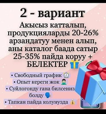 фото 3 на 4: Предлагается подключение к программе Faberlic с тремя вариантами — 2